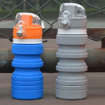 500mL Outdoor Travel Silicone Foldable Kettle Telescopic Cup Sports Drinking Bottle