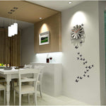 36 PCS Home Decoration Originality PC 3D Mirror Surface Butterfly Wall Paste, Butterfly Wall Paste 2