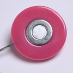 2 PCS Fashion Cat Eye Resin Steel Wire Magnet Curtain Buckle Tie Rope, Cat Eye Resin