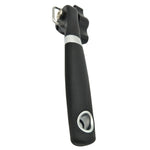 Single Handle Professional Ergonomic Manual Side Cut Can Opener Bottle Opener (Black), Single Handle
