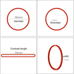Red Sturdy Stretchable Elastic Rubber Bands Home School Office Supplies Stationery, 1KG Per Bag, Red