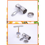 Household Stainless Steel Manual Pasta Machine Hand Pressure Noodle Machine Noodle Maker with 5 Models, Pressure Noodle Maker