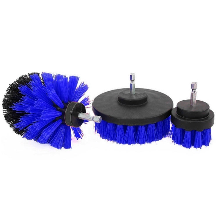 3 PCS Bathroom Kitchen Cleaning Brushes Kit for Electric Drill, 3 in 1 (Green), 3 in 1 (Blue), 3 in 1 (Red), 3 in 1 (Yellow)