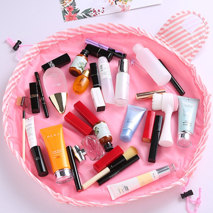 Travel Large Volume Drawstring Bag Cosmetic Sundries Storage Bag, Light Grey, Light Pink, Mint Green, Navy Blue, Beige, Red, Black, Dark Gray, Pink, Gray Blue