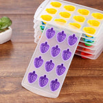 Grape Shaped Silicon Ice Cube Tray / Ice Mold Random Color, Grape Shaped