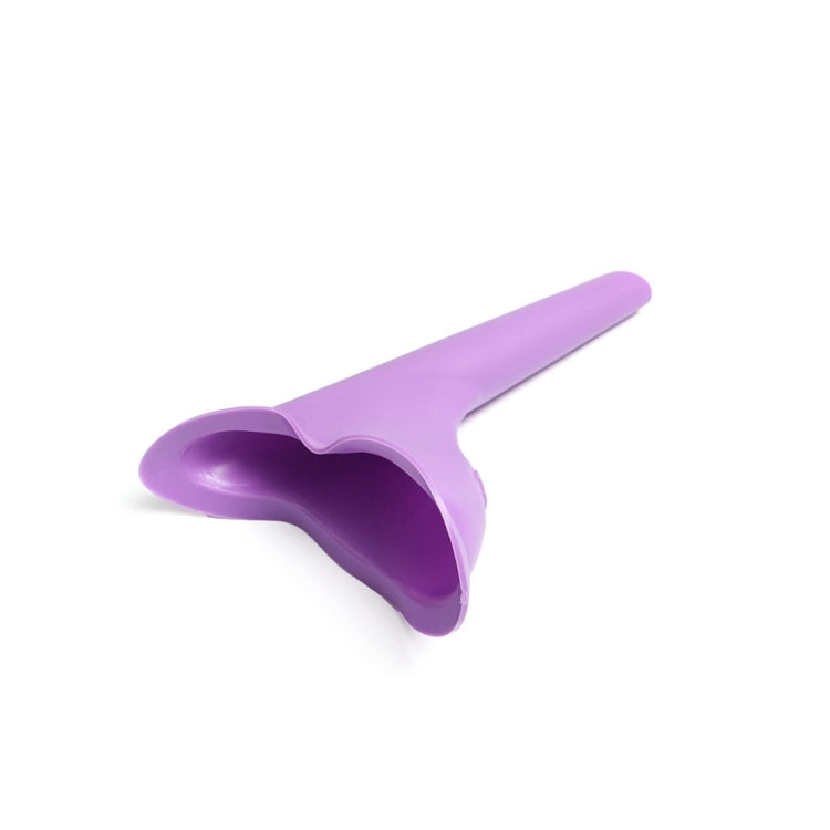 Portable Female Women Urinal Urination Toilet Silicone Urine Pee Device Funnel Camping Travel, Random Color Delivery, Toilet Emergency Tools