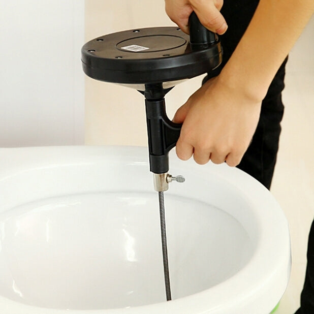 5m Metal Head kitchen Toilet Sewer Blockage Hand Tool Pipe Dredger Drains Dredge Pipes Sewer Sink Cleaning Clogs, Blockage Hand Tool Pipe