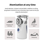 Portable Ultrasonic Nebulizer Mini Handheld Inhaler Respirator Health Care Home Machine Atomizer for Children, Mini Handheld Inhaler
