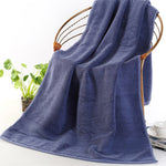 Add Thick Add Large Pure Cotton Bath Towel, Size: 70*140cm