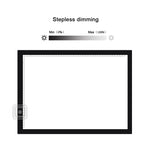 لوحات نسخ أكريليك بتعتيم مستمر فائق النحافة LED USB 5V 8W بحجم A3 للرسم التخطيطي للأنمي، مع كابل USB، مع كابل USB