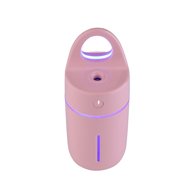 مرطب هواء صغير محمول USB بقوة 1.5 واط - 2 واط بسعة 175 مل، جهاز تجميل وترطيب مع ضوء LED ملون