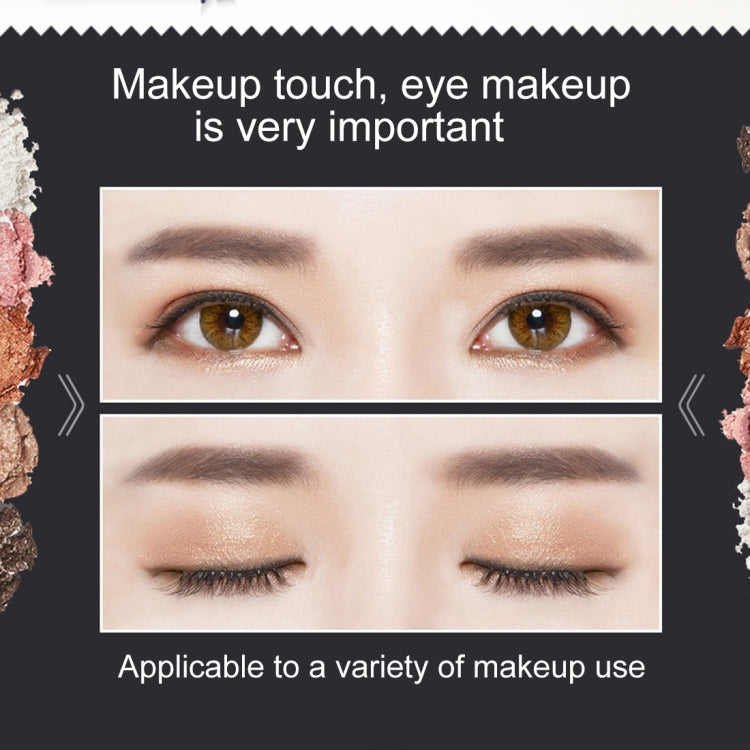 5673 Cosmetic 12 Colors Pearl Smoky Eye Shadow Makeup Palette with Brush Set, 12 Colors Pearl Smoky