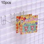 10pcs 3.5mm Supermarket Iron Grid Shelf Hook, Length: 10cm, 3.5mm  10cm