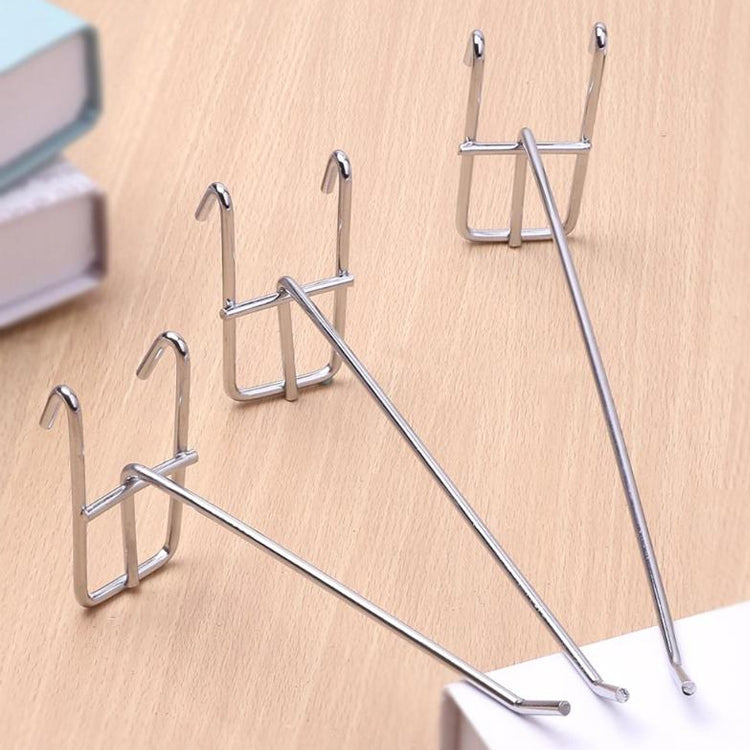 10pcs 3.5mm Supermarket Iron Grid Shelf Hook, Length: 25cm, 3.5mm  25cm