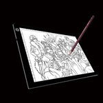 لوحات نسخ أكريليك بتعتيم ثلاثي المستويات LED 5V 5W بحجم A4 للرسم التخطيطي للأنمي، مع كابل USB وقابس، الحجم: 240x360x5 مم