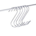 10pcs 3mm Multi-functional S-shaped Stainless Steel Metal Hook, Length: 9cm, 9cm