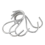 10pcs 2.5mm Multi-functional S-shaped Stainless Steel Metal Hook, Length: 5.5cm, 5.5cm