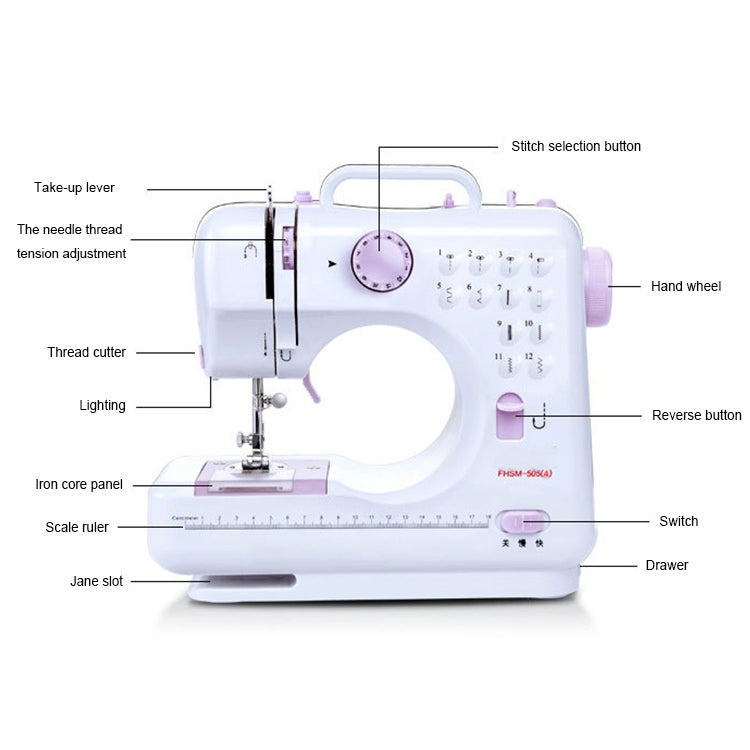 505A Household Desktop Mini Sewing Machine