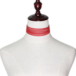 3 PCS European and American Style 6 Layers Flannel Necklace Collar, Random Color Delivery, RBXL