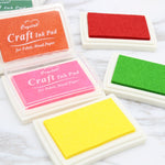 Hot Chic Child Craft Oil Based DIY InkPad Rubber Stamps 15 Colors, Inkpad 4