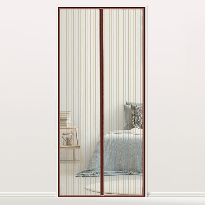 Magnetic Door Curtain Mosquito-proof Screen Door Curtain, Size:210x100cm, Size:210x100cm(Coffee), Size:210x100cm(Beige), Size:210x100cm(White), Size:210x100cm(Black)