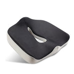 Office Chair Cushion Buttock Coccygeal Orthodontic Cushion, Size: 45x38x13cm, 45x38x13cm Black Grey