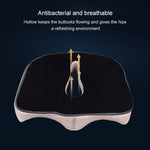 Office Chair Cushion Buttock Coccygeal Orthodontic Cushion, Size: 45x38x13cm, 45x38x13cm Black Grey