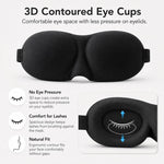 3D Portable Shading Sleep Rest Aid Cover Eye Patch Sleeping Mask Female Cute Eye Mask