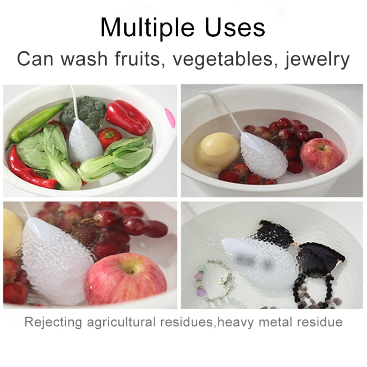 Portable Mini Ultrasonic Washing Machine Cleaner for Clothing / Vegetable / Fruit, Water Drop Style