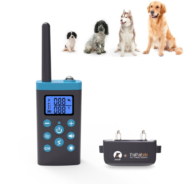 Automatic Anti Barking Collar Pet Training Control System + Electric Shock PU Leather Collar for Dogs, PD525