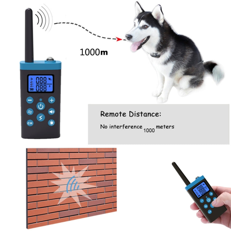 Automatic Anti Barking Collar Pet Training Control System + Electric Shock PU Leather Collar for Dogs, PD525