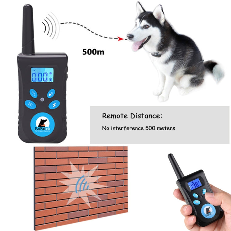 Automatic Anti Barking Collar Pet Training Control System + Electric Shock PU Leather Collar for Dogs, PD520
