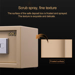 Deli Home Office Hotel Mini Electronic Security Lock Box Wall Cabinet Safety Box
