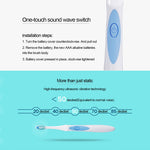 QYG Q2 IPX7 Waterproof Battery Powered Electric Sonic Toothbrush