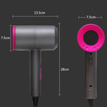 High-power Anionic Cold Hot Air Constant Temperature Hair Dryer, EU Plug, EU Plug (Red + Black) +3, EU Plug (Red + Grey) +3