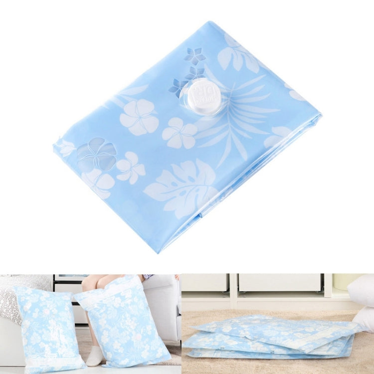 Space Saving Orchids Pattern Vacuum Storage Bag, Thinken Quilts Clothing Vacuum Seal Storage Bag, Size: 60*80 cm, Size: 60*80 cm