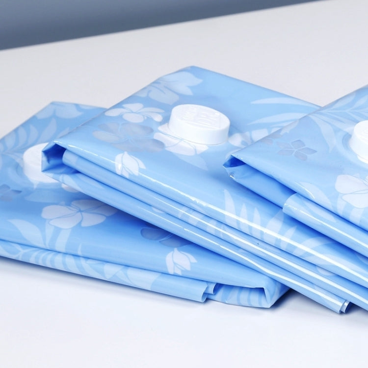 Space Saving Orchids Pattern Vacuum Storage Bag, Thinken Quilts Clothing Vacuum Seal Storage Bag, Size: 60*80 cm, Size: 60*80 cm