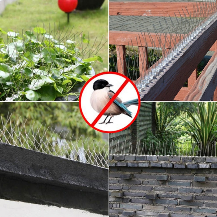 5 PCS / Set Bird Repeller 50cm Stainless Steel Nails Bird Spikes SK411, 5 PCS