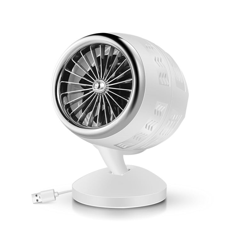 Portable Adjustable Mini USB Charging Air Convection Cycle Desktop Electric Fan Air Cooler, Support 2 Speed Control