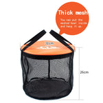 30L 4 in 1 PVC Outdoor Folding Double Drain Basket Camping Fishing Gear Bag