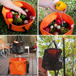 30L 4 in 1 PVC Outdoor Folding Double Drain Basket Camping Fishing Gear Bag