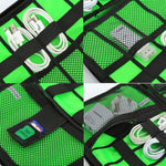 Portable Travel Organizer Storage Collection Bag Case Pouch Digital Gadget Electronic Accessories, Size: 25.7*18.5*1.2cm, HC3103B, HC3103L, HC3103G, HC3103TT