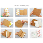 Creative Stationery Cortex Portable Small Fresh Account Hand Book School Office Supplies, Random Style Delivery, Account Hand Book