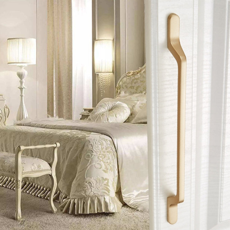 9011-160 Modern Simple Cabinet Door Handle Drawer Wardrobe Zinc Alloy Handle, 9011-160