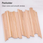 50 PCS Crude Wood Environmental Protection HB Pencils Painting Pencils for Kids School Office Supplies, HB Pencils
