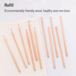50 PCS Crude Wood Environmental Protection HB Pencils Painting Pencils for Kids School Office Supplies, HB Pencils