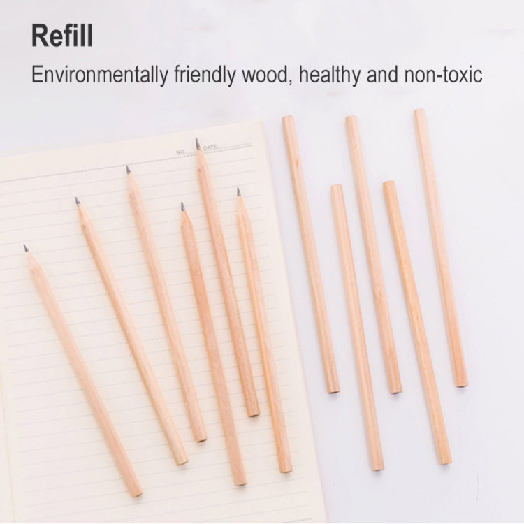 50 PCS Crude Wood Environmental Protection HB Pencils Painting Pencils for Kids School Office Supplies, HB Pencils