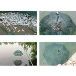 8 Holes Automatic Foldable Fishing Net Nylon Shrimp Crab Minnow Trap Fish Cast Net Fishing Tackle, 8 Holes