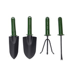 Garden Tools Gardening Shovel Fork Rake Plastic Handle Garden Tools Four Sets Gardening Plant Tools Set, Plant Tool 5
