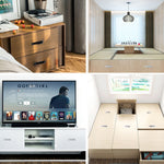 4206-85 Tatami Hidden Embedded Rotating Flip Cover Button, 5 PCS